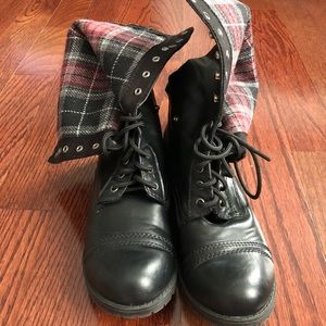 Lace - Up Combat Boots